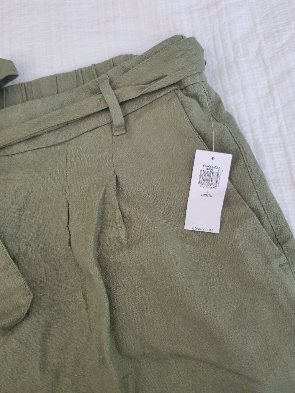 NWT Old Navy Linen Blend Wide Leg Pants - Picture 4 of 9